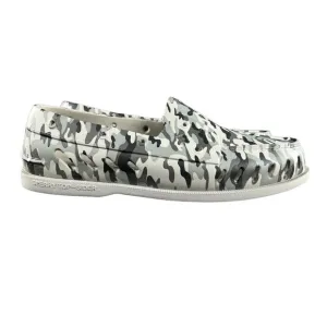 Sperry Men's Authentic Original Grey Camo Float Boat Shoes Sizes 8 - 13