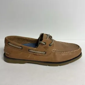 Sperry Men’s Leeward 2-Eye Boat Shoes Brown, Size 9 M