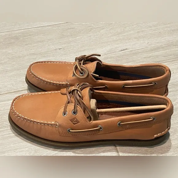 Sperry Men's Top-Sider Original 2-Eye Boat Shoes in Sahara - size 110S (US 11)
