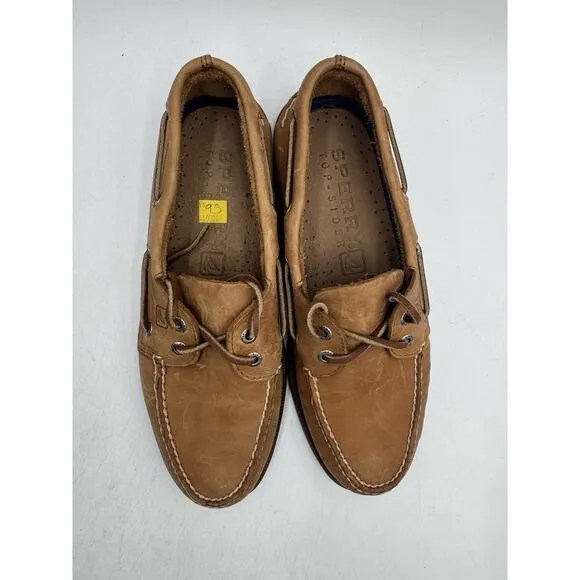 Sperry SAHARA Men's NEW Boat Shoe Brown US Size 9 Small (0197640)