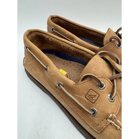 Sperry SAHARA Men's NEW Boat Shoe Brown US Size 9 Small (0197640)