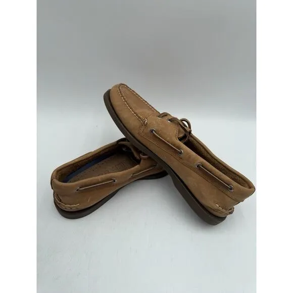 Sperry SAHARA Men's NEW Boat Shoe Brown US Size 9 Small (0197640)