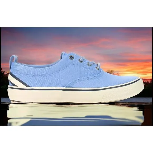 Sperry Striper II Seacycled Beach Blue Summer Deck Boat Shoes Mens 11 Fast Ship
