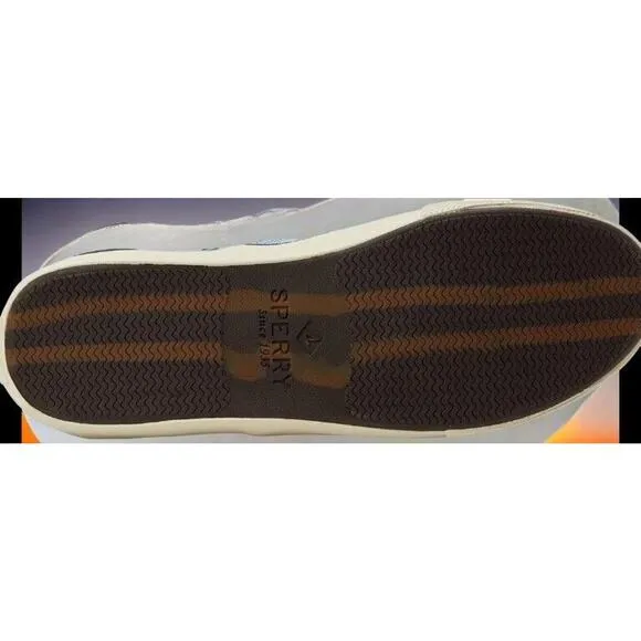 Sperry Striper II Seacycled Beach Blue Summer Deck Boat Shoes Mens 11 Fast Ship