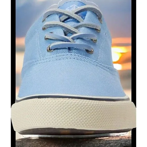 Sperry Striper II Seacycled Beach Blue Summer Deck Boat Shoes Mens 11 Fast Ship
