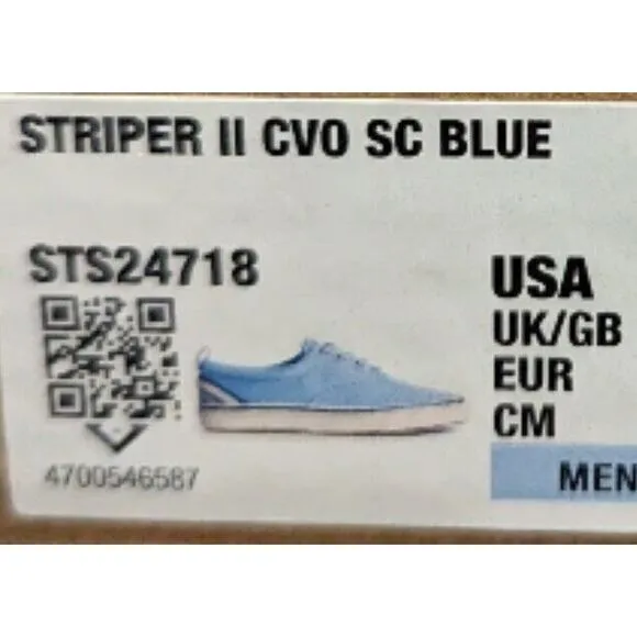 Sperry Striper II Seacycled Beach Blue Summer Deck Boat Shoes Mens 11 Fast Ship