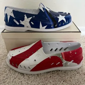 Sperry Top-Sider Americana USA Flag Men Boat Shoes