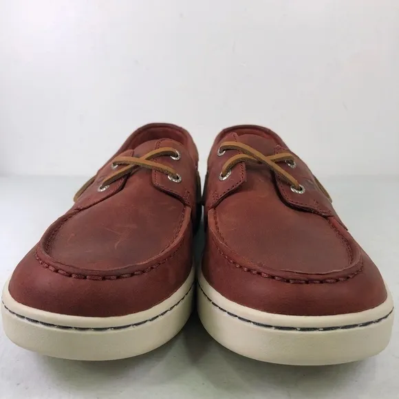 Sperry Top Sider Burgundy Cup 2 eye Boat Shoes Size 11.5