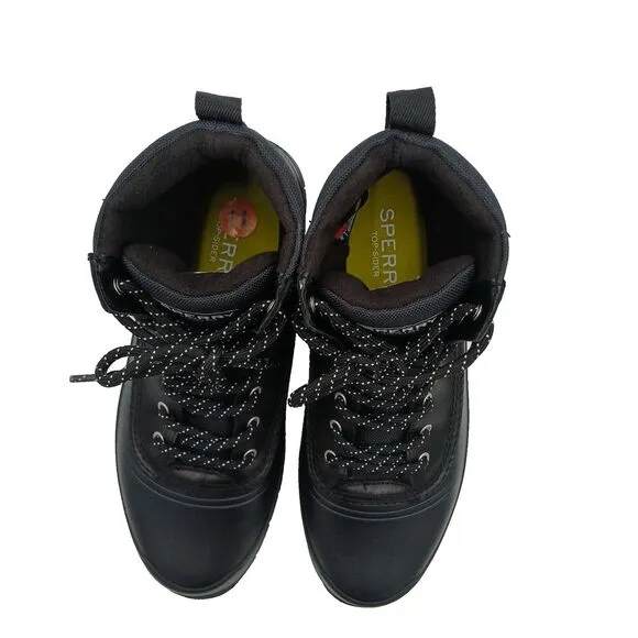 Sperry Top Sider Cannon Winter Waterproof‎ Men's Boots Size 11 Black STS24396