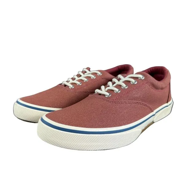Sperry Top-Sider Halyard CVO Red Wash Lace Up Boat Shoes Men's Sizes 8.5 - 11.5