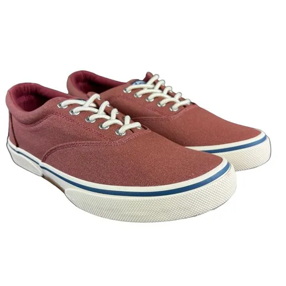 Sperry Top-Sider Halyard CVO Red Wash Lace Up Boat Shoes Men's Sizes 8.5 - 11.5