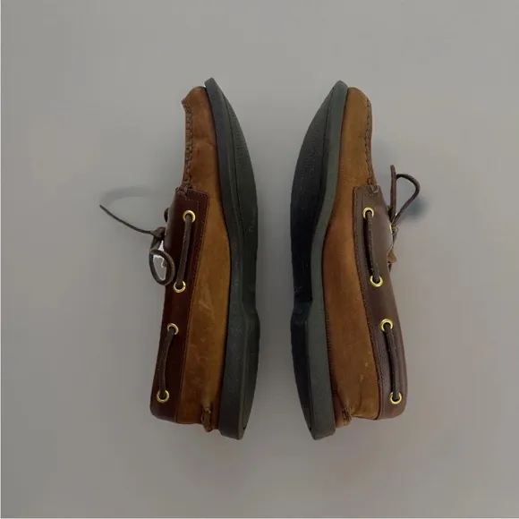 Sperry Top Sider Men Boat Shoes Brown Size 10