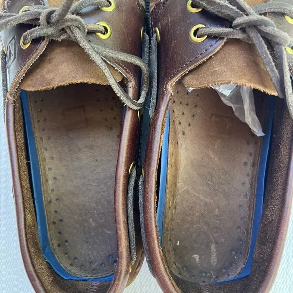 Sperry Top Sider Men Boat Shoes Brown Size 10