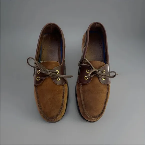 Sperry Top Sider Men Boat Shoes Brown Size 10