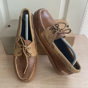 Sperry Topsider Leather Loafers Boat Shoes - Men SZ 9