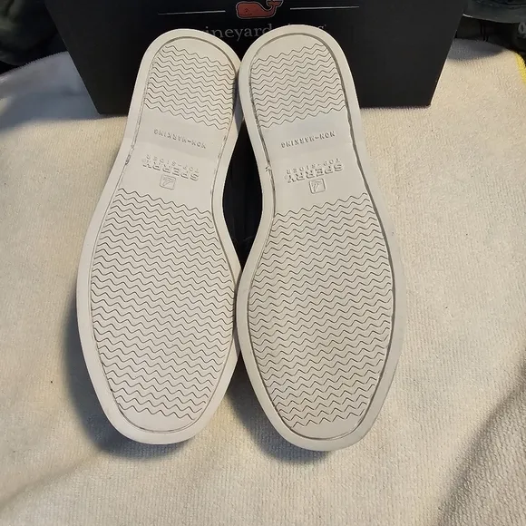 Sperry x Vineyard Vines Boat Shoes Sperry Deck Shoes Red White Blue Boy Size 2 M
