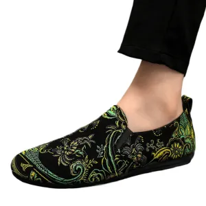 Spring society guy casual shoes trendy shoes Doudou shoes men's lazy shoes cover feet one pedal men's shoes foreign trade large size