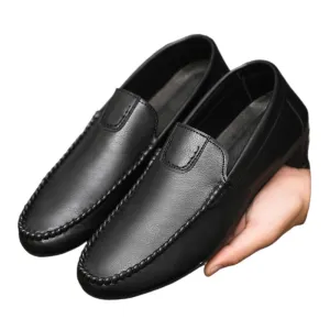 Spring society guy casual shoes trendy shoes Doudou shoes men's lazy shoes cover feet one pedal men's shoes foreign trade large size