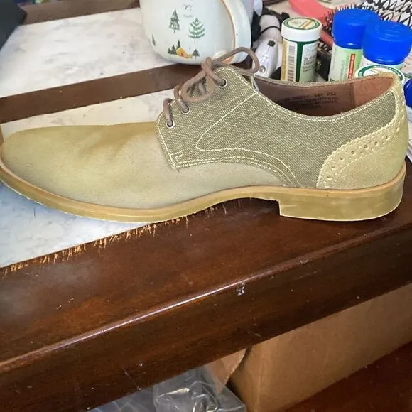 Stacy Adams Sz 8M Preston Green Suede Shoes 24891-344