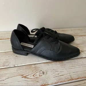 Steve Madden Chloe black leather shoes 8