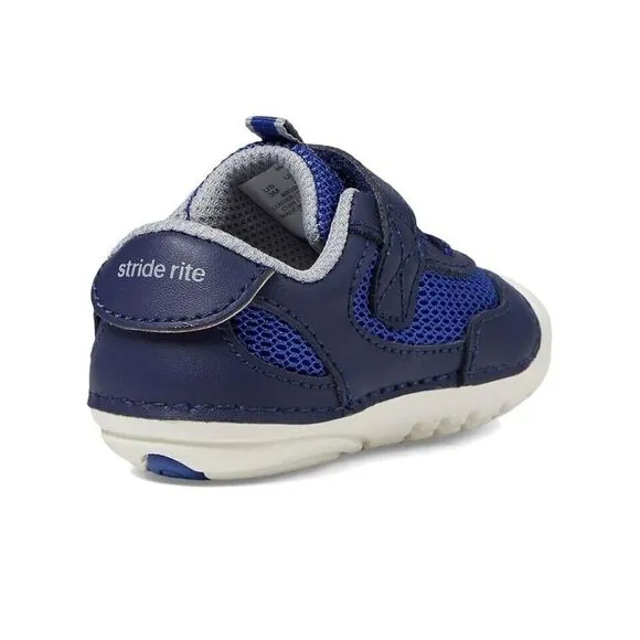 Stride Rite Sm Apollo BB038301 Sneakers Toddler 3 Blue Athletic Shoes FZP010