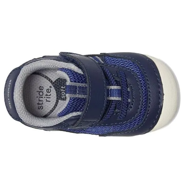 Stride Rite Sm Apollo BB038301 Sneakers Toddler 3 Blue Athletic Shoes FZP010