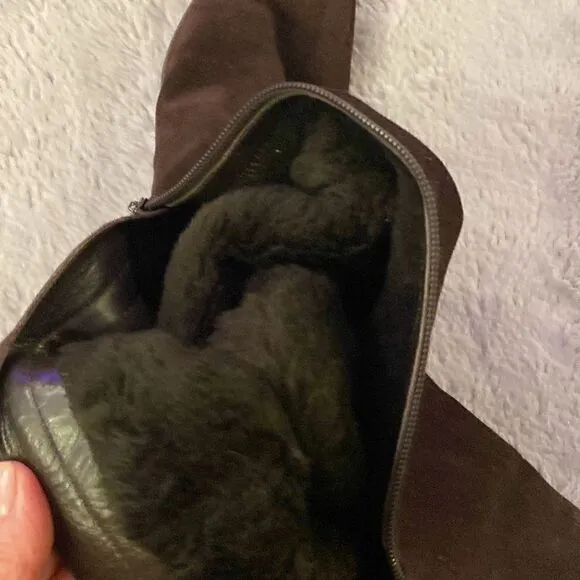 Stuart Weizmann winter boots, size 9,5