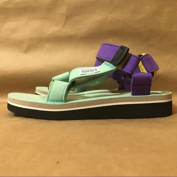 Suicoke | Depa ECS Platform Sandals Mint 78 Dad Sandals Retro Outdoor Size 9