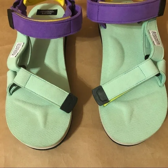 Suicoke | Depa ECS Platform Sandals Mint 78 Dad Sandals Retro Outdoor Size 9