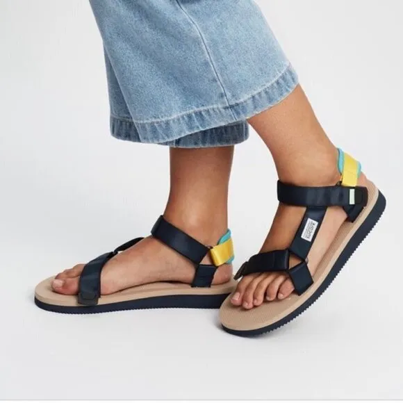 Suicoke | Depa ECS Platform Sandals Mint 78 Dad Sandals Retro Outdoor Size 9