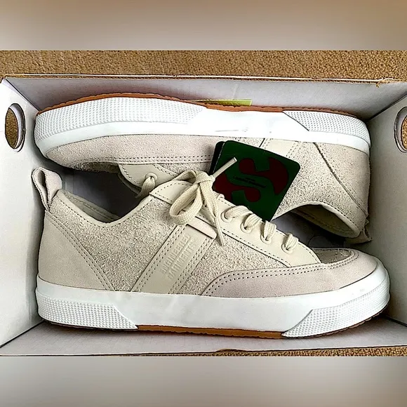 SUPERGA X ENGINEERED GARMENTS 3420 LOW WHITE sneakers 9.5US womens /8US …