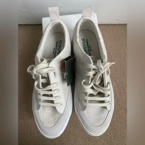 SUPERGA X ENGINEERED GARMENTS 3420 LOW WHITE sneakers 9.5US womens /8US …