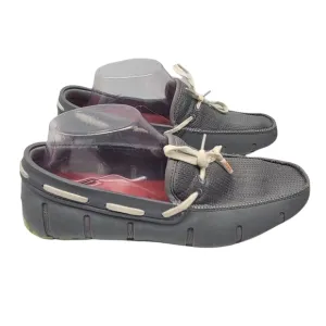 SWIMS Men's Lace Loafer Boat Shoes  Camo Gray Sz‎ 7