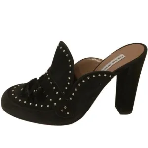 Tabitha Simmons Studded Suede Mule Sandal NEW