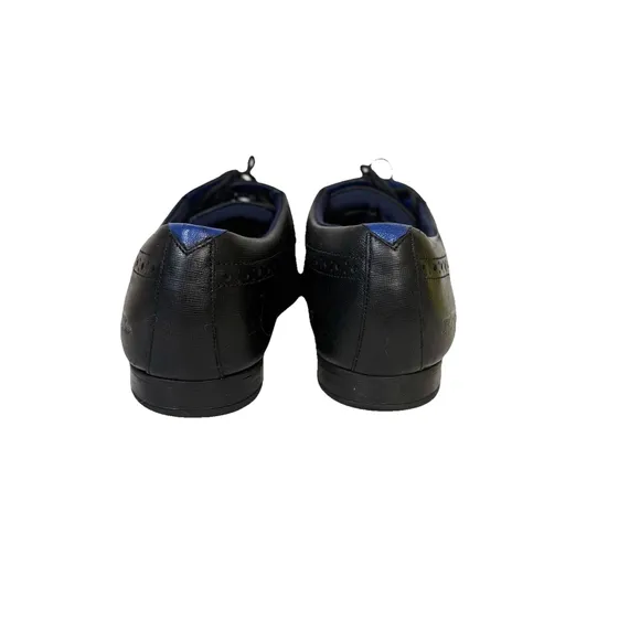 Ted Baker Dervin Designer Men's Black Leather Brogue Derby Formal Shoes