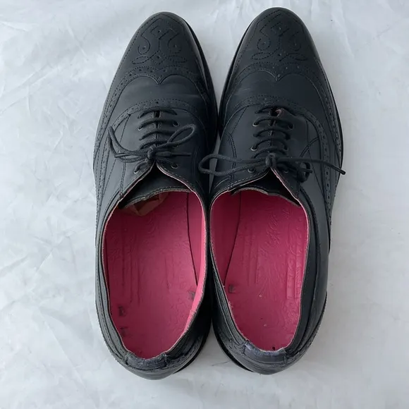 Ted Baker London Black Leather Wingtip Oxford Dress Up Shoes Men’s Size 11