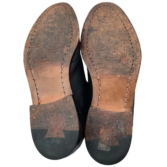 Ted Baker London Black Leather Wingtip Oxford Dress Up Shoes Men’s Size 11