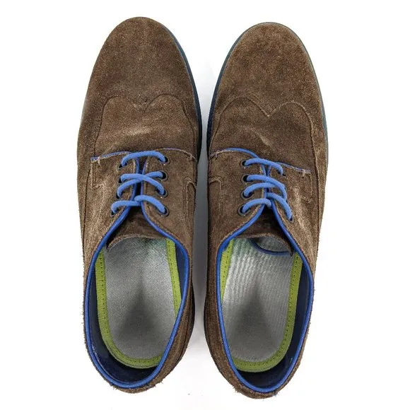 TED BAKER LONDON Juippita Brown Wingtip Oxford Sz8
