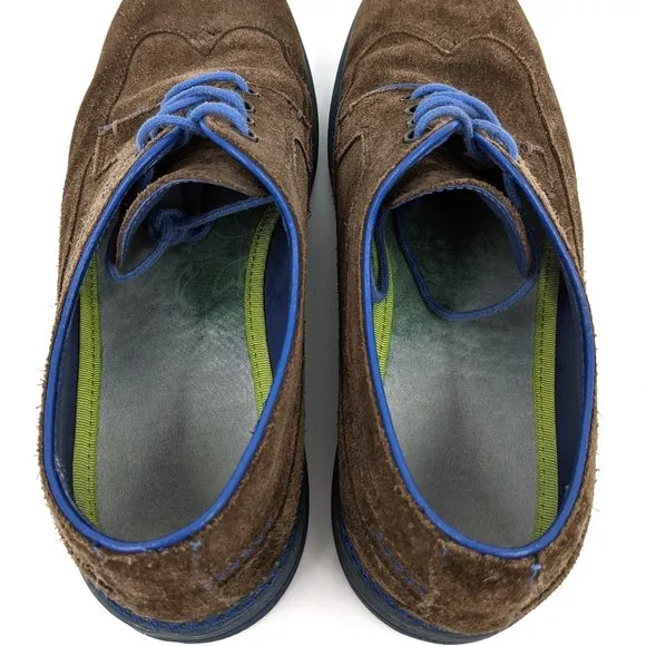 TED BAKER LONDON Juippita Brown Wingtip Oxford Sz8