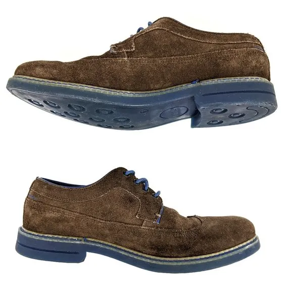 TED BAKER LONDON Juippita Brown Wingtip Oxford Sz8