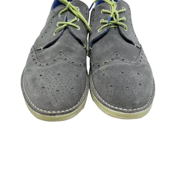 Ted Baker Shoes Suede Oxford Lace Up Men's Size 45 / US 12 Gray