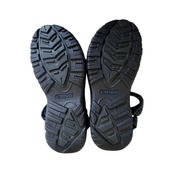 Teva Hurricane XLT 4156 Men Size 9 Hiking Outdoor Water Sandals Blue Black