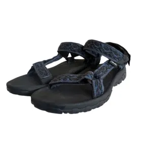 Teva Hurricane XLT 4156 Men Size 9 Hiking Outdoor Water Sandals Blue Black