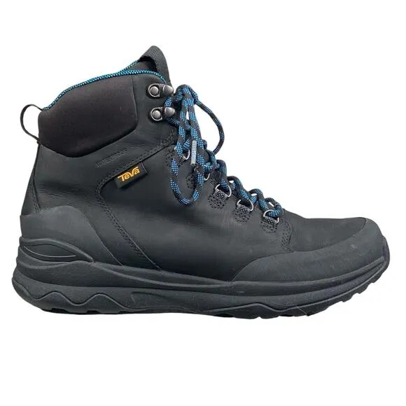 Teva Mens Arrowhead Utility Black Thinsulate Lace Up Boot Size US 9
