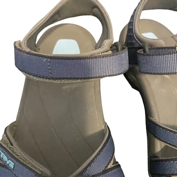 Teva Women’s Tirra Sandals Sz 10 Bering Sea Waterproof Strappy Sport Hiking