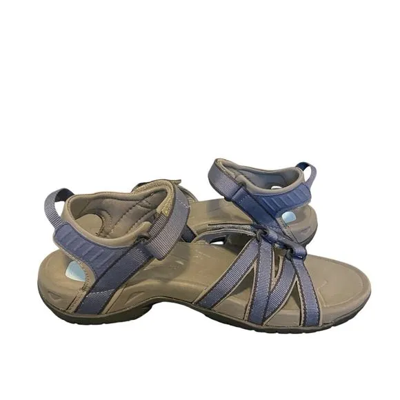 Teva Women’s Tirra Sandals Sz 10 Bering Sea Waterproof Strappy Sport Hiking