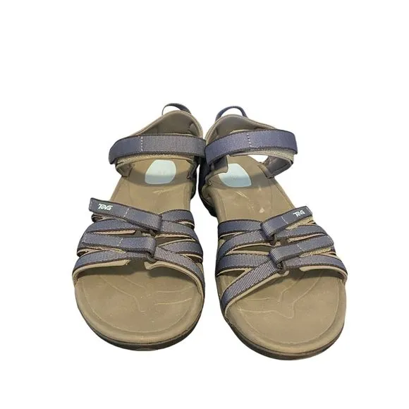 Teva Women’s Tirra Sandals Sz 10 Bering Sea Waterproof Strappy Sport Hiking