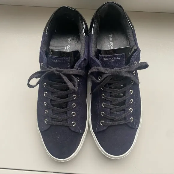 The Kooples Suede Colorblock Pattern Sneakers Size 42​​