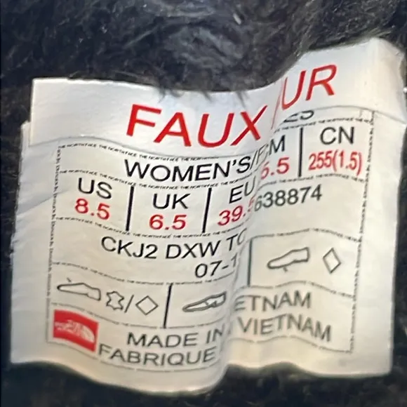 The North Face Faux Fur Boots
