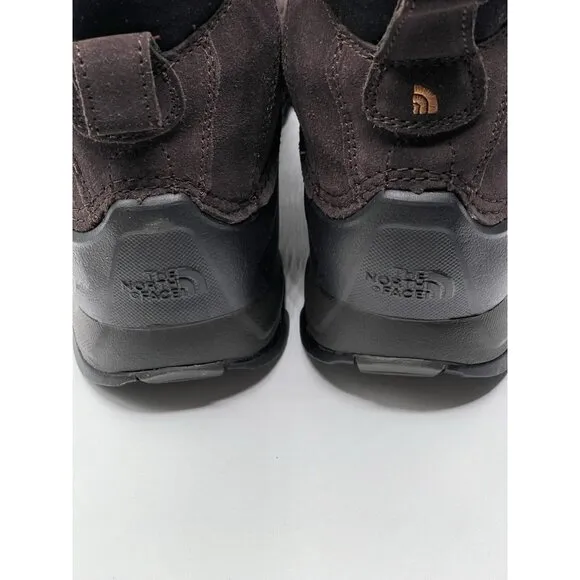 The North Face Snowfuse Winter Boots Mens Size 9 Coffee Brown Black Waterproof
